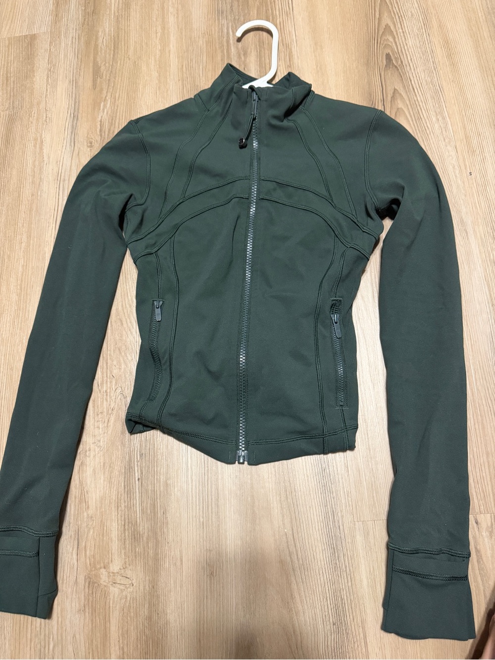 lululemon athletica Deep Green Zip-Up Performance Jacket
